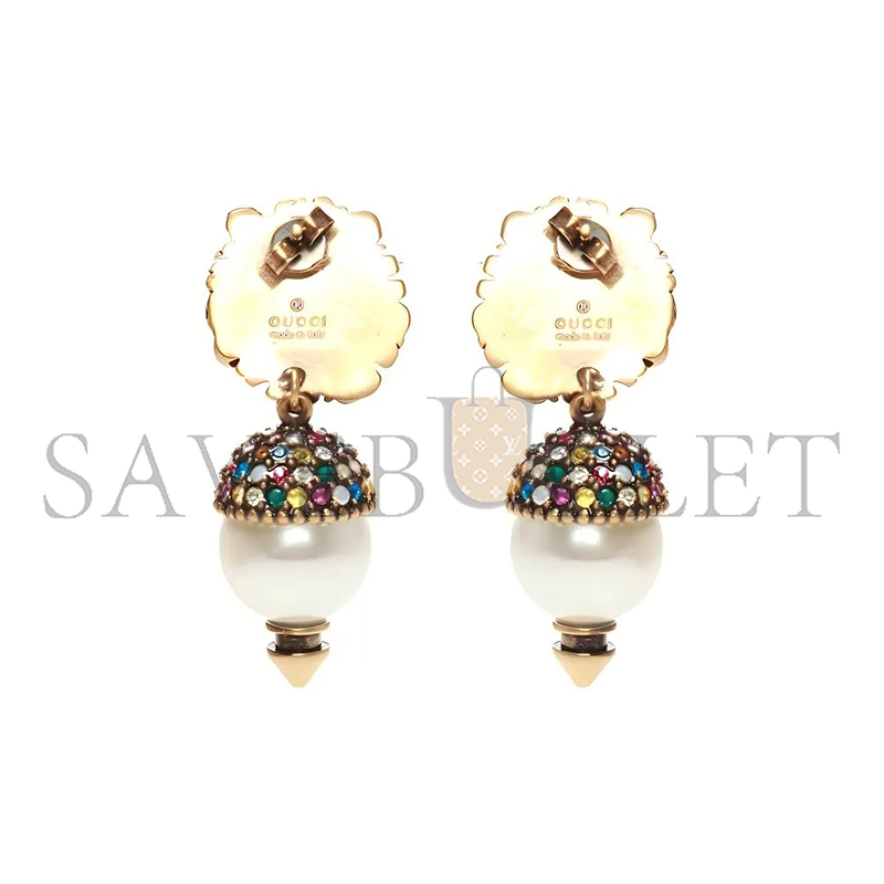 Gvc*1 lion head earrings 580603